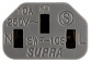 Síťový kabel Supra LoRad 2.5 CS-EU Silver Anniversary - 10-16A, délka 4m