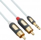 Signálový kabel Supra MP-CABLE MINI PLUG-2RCA