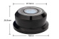 TESLA Vinyl clamp black