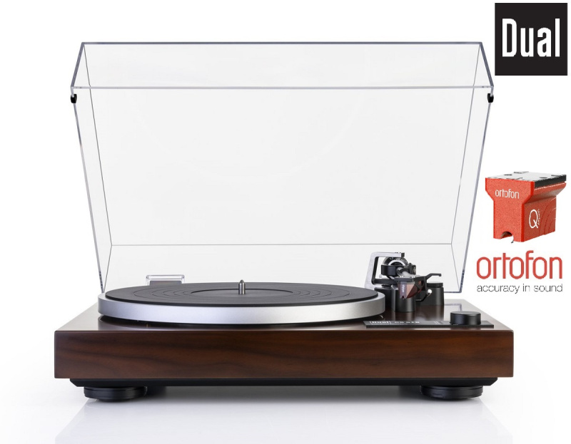 Gramofon DUAL CS 518 High Fidelity Walnut + Ortofon QUINTET RED
