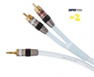 Prepojovací kábel pre MP3, iPod, CD, PC Supra Bílina MP-2RCA 1M