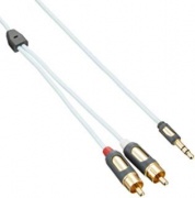Signálový kabel Supra MP-CABLE MINI PLUG-2RCA - 1metr