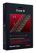 Audioquest Type 9 FR AQ 500- banánky zlaté 4,0 m