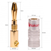 Nakamichi Banana Plugs N0534B - Beryllium Limited Edition