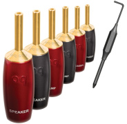 Audioquest SureGrip series 507 Banana gold (set 6 ks) - banánky zlaté