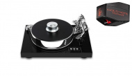 Pro-Ject Signature 10 Black + Gold Note Machiavelli Red