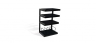 Audio stolek NorStone Esse Hifi Vinyl - black satin/black