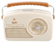 GPO Rydell Nostalgic DAB Radio Brown And Cream