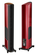 Sloupové reprosoustavy s aktivním subwooferem GoldenEar T66 - Piano Red