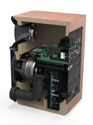 JBL 4305 - Aktivní monitory 2 x 150 W, DAC, streaming, MQA, BT, AirPlay - walnut