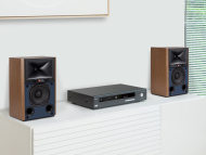 JBL 4305 - Aktivní monitory 2 x 150 W, DAC, streaming, MQA, BT, AirPlay - walnut