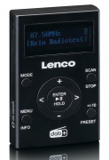 Lenco PDR-011BK - radio DAB+/FM a MP4 přehrávač