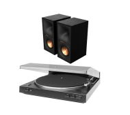 Dual DT 210 USB + Klipsch Reference Powered R-40PM Black