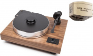 Pro-Ject X-Tension 10 Walnut + Gold Note Donatello Gold