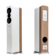 Q Acoustics Concept 500 White a Light Oak