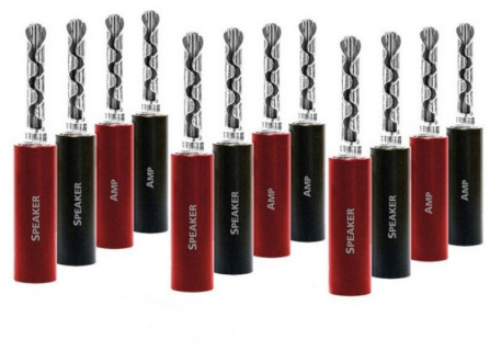 Audioquest SureGrip 100 BFA banana silver (set 12 ks)