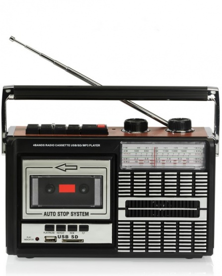 Ricatech PR85 Recorder 80’s Radio Cassette USB/SD