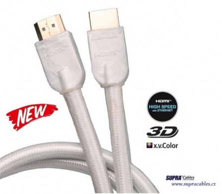 HDMI kabel SUPRA by JenTech-HDMI HIGH SPEED ETHERNET White -1 m