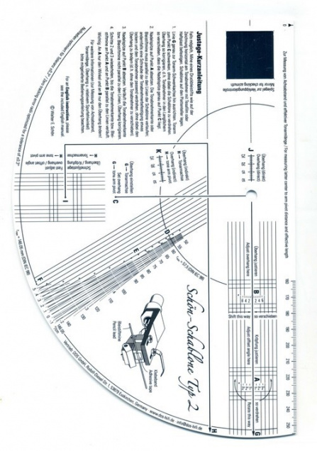 Tonar Proffesional Alignment Protractor