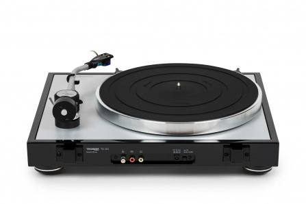 Gramofon Thorens TD 403 DD piano black + Ortofon 2M Blue