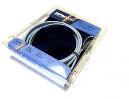 Gramofonový kabel Supra Phono 2RCA-SC Audio Anniversary - 3m