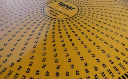 Tonar Yellow Acrylic Stroboscope Disc