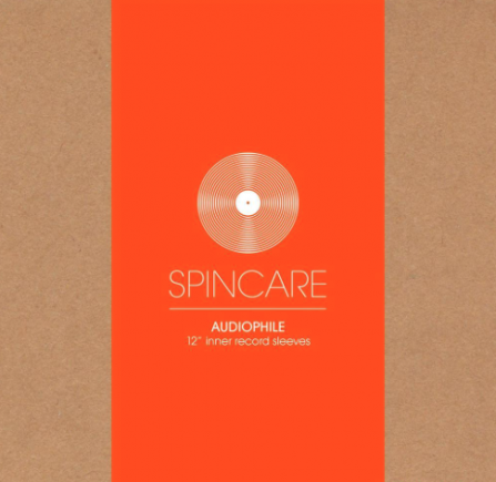 Spincare AUDIOPHILE 12 Inch Inner Vinyl Record Sleeves - 100 ks