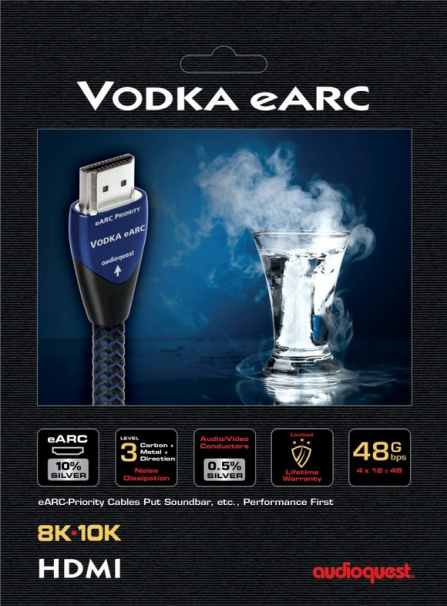 HDMI kabel Audioquest Vodka eARC priority HDMI 2,0 m