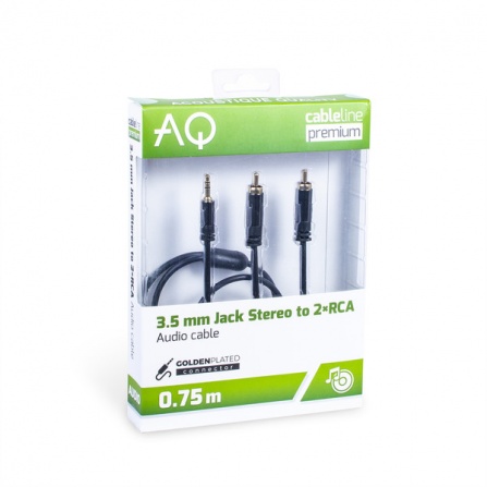 AQ Premium PA42015 - 3,5 mm Jack - 2 x RCA - 1,5 m