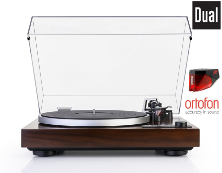 DUAL CS 518 High Fidelity Walnut + Ortofon 2M RED