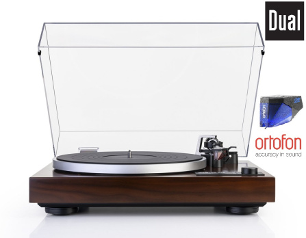Gramofon DUAL CS 518 High Fidelity Walnut + Ortofon 2M BLUE