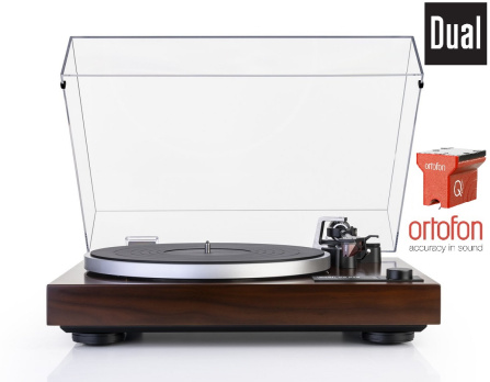 DUAL CS 518 High Fidelity Walnut + Ortofon QUINTET RED