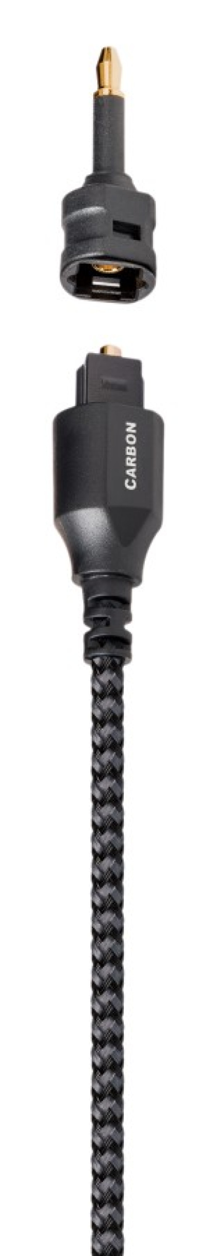 Audioquest Carbon Optilink 3,0 m - optický kabel Toslink (+ 3,5 mm mini adaptér)