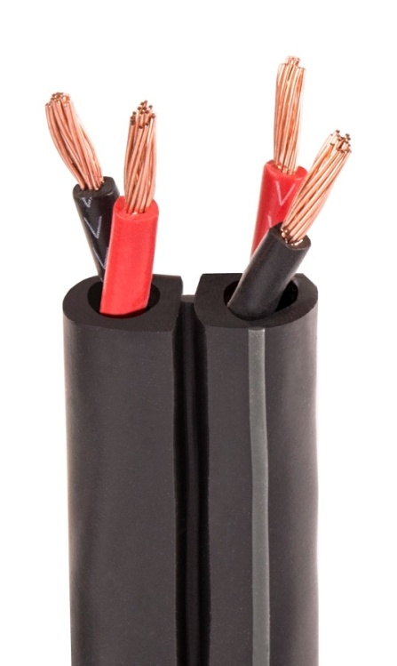 Audioquest Rocket 11 SBW 1,0 m - reproduktorové kabely Single-BiWire, banánky stříbrné