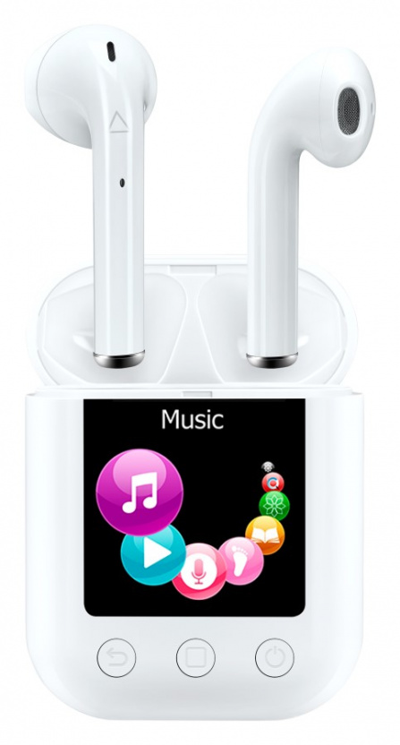 Denver TWM-850 - bezdrátová Bluetooth sluchátka a MP4 přehrávač