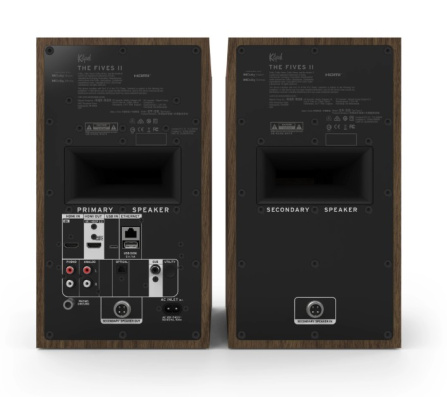 Aktivní reproduktory Klipsch The Fives II - Walnut