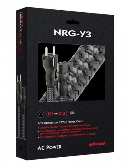 Audioquest NRGY3, napájecí kabel 1,0 m