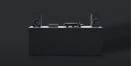 Pro-Ject Colourful Audio System 2 - All-in-one Hi-Fi systém s gramofonem - černá matná