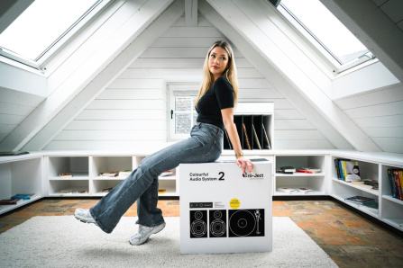 Pro-Ject Colourful Audio System 2 - All-in-one Hi-Fi systém s gramofonem - černá matná