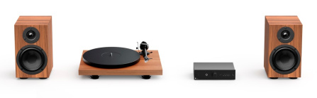 Pro-Ject Colourful Audio System 2 - All-in-one Hi-Fi systém s gramofonem - ořech