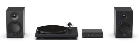 Pro-Ject Colourful Audio System E - All-in-one Hi-Fi systém s gramofonem - černá matná