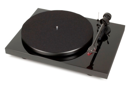 Gramofon Pro-Ject Debut E Carbon + Ortofon 2M-Red - piano black