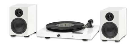 Sestava Pro-Ject JukeBox E1 + Pro-Ject Speaker Box 5 E - White