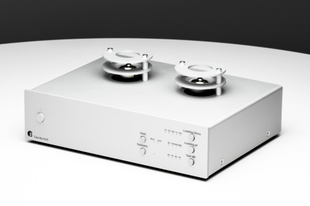 Elektronkový phono předzesilovač Pro-Ject Tube Box S3 B - stříbrný