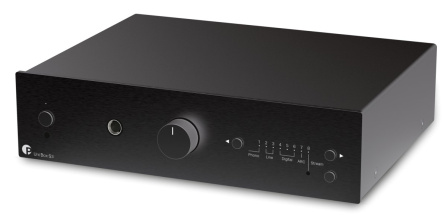 Pro-Ject UNI BOX S3 - Integrovaný zesilovač se streamerem a HDMI - černá