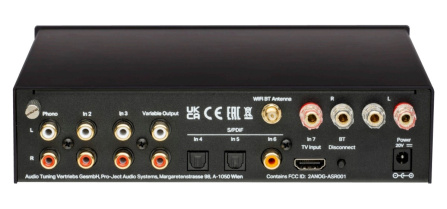 Pro-Ject UNI BOX S3 - Integrovaný zesilovač se streamerem a HDMI - černá