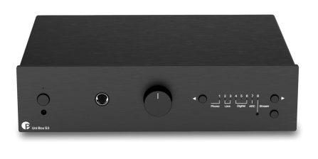 Pro-Ject UNI BOX S3 - Integrovaný zesilovač se streamerem a HDMI - černá