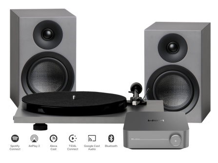 Pro-Ject WiiM PHONO SET - Gramofon, Repro, Zesilovač se streamerem