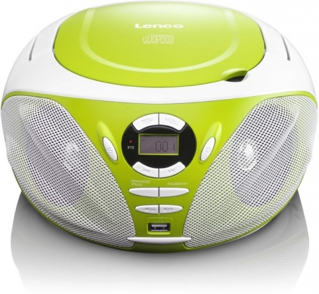 Přehrávač CD/MP3 Lenco SCD-39 USB limet