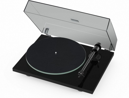 Gramofon Pro-Ject T1 EVO BT + Reproduktory AQ M 25  - černá
